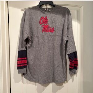Pressbox SEC Ole Miss Rebels long sleeve t shirt size small
